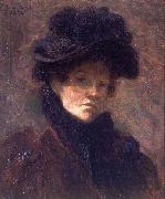 Lilla Cabot Perry Self Portrait oil on canvas